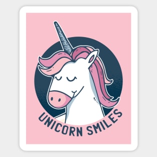 Unicorn smiles Sticker